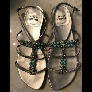 Stuart Weitzman Ankle Strap Sandals VINTAGE Size 7
